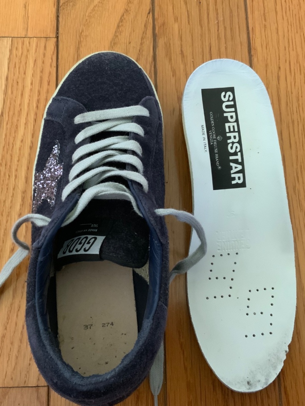 Golden Goose Superstar Womens 37 Sneaker - Picture 2 of 7
